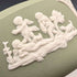 British Vintage Wedgwood Jasperware Bean-Shaped Trinket Box, Green
