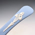 British Vintage Wedgwood Jasperware Tea Caddy Spoon, Pale Blue