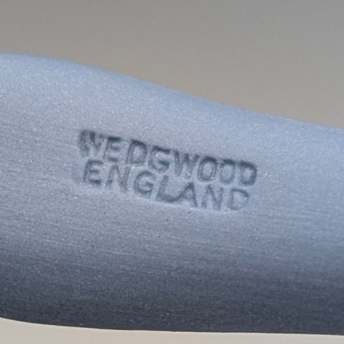 British Vintage Wedgwood Jasperware Tea Caddy Spoon, Pale Blue