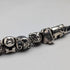 Vintage sterling silver animal beads totaling 56g with leather necklace