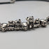 Vintage sterling silver animal beads totaling 56g with leather necklace