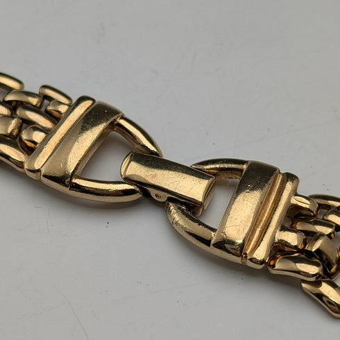 英國復古 9ct 鍍金豹鏈項鍊 Henry Griffith & Sons Ltd
