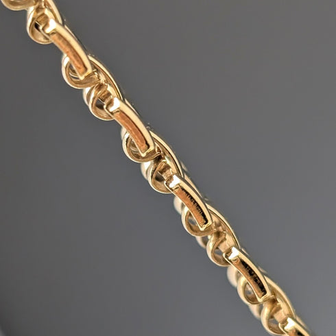 英國復古 9ct 鍍金豹鏈項鍊 Henry Griffith & Sons Ltd