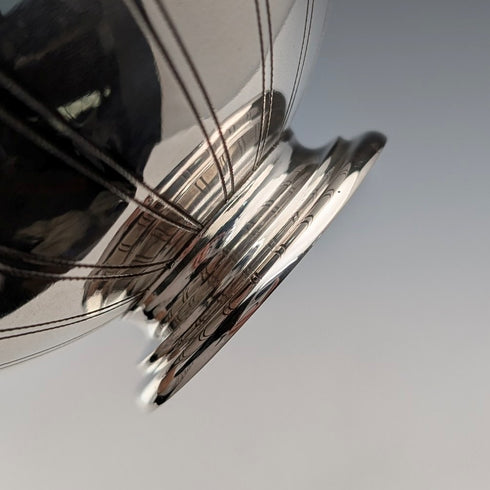 ドイツアンティーク 800シルバー製 ハンドル付バスケット 137g Wilkins