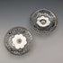 1910 年英國古董純銀小底座盤一對,總重 104 克 Mappin & Webb