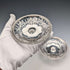 1910 年英國古董純銀小底座盤一對,總重 104 克 Mappin & Webb