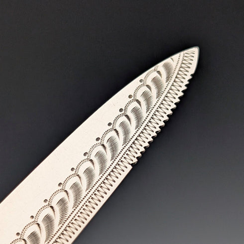 12-Pair of Antique British Silver Plate Dessert Cutlery, Circa 1898, Allen & Darwin, Wooden Box