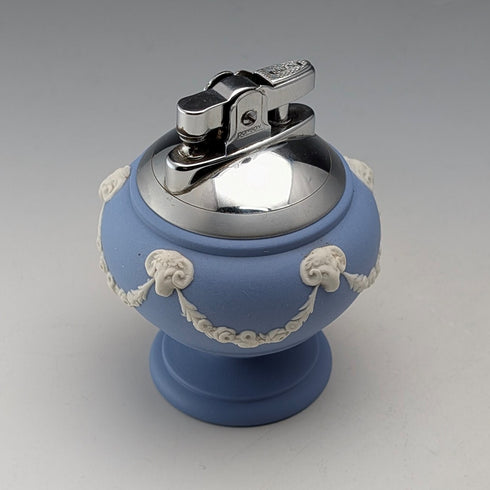 英國古董 Wedgwood Jasperware Ronson 油打火機,花瓶形