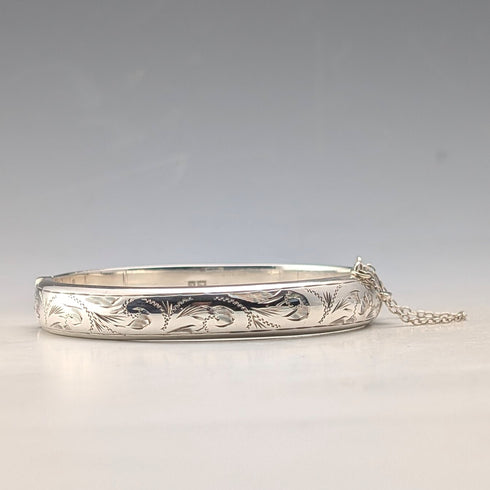 1961年英國復古純銀手鐲 T&H Carthorne