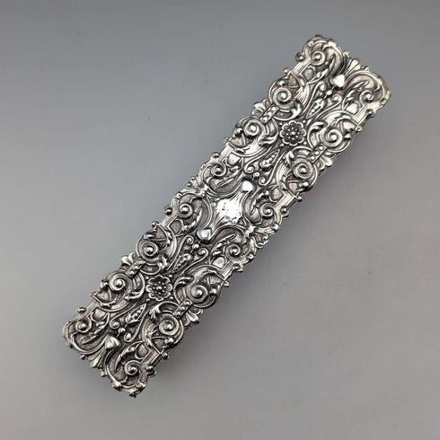 英国アンティーク シルバープレート製 トリンケットボックス
