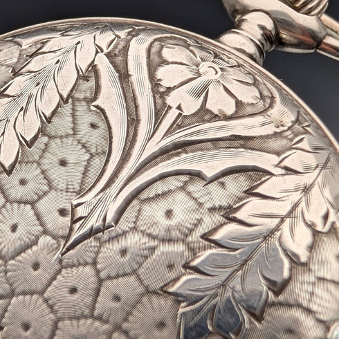 1926年頃 アンティーク ロンジン 懐中時計 銀側ハンターケース アラビアインデックス 動作良好