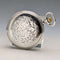Circa 1911 Antique Longines Pocket Watch Silver Side Hunter Case Roman Index Good Working Condition