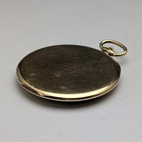 1928 Audemars Piguet Pocket Watch K18 Gold Slim Open Face Overhauled