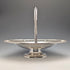 1870 British Antique Silver Plate Movable Handle Basket Thomas Bradbury & Sons
