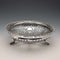 1911 年英國古董穿孔耳環純銀帶腳水果碗 436 克 Goldsmiths&Silversmiths