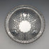 1911 British antique pierced earrings sterling silver footed fruit bowl 436g Goldsmiths&Silversmiths