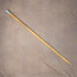Circa 1900 Antique Malacca Shaft Sterling Silver Rondelle Handle Walking Stick 90cm