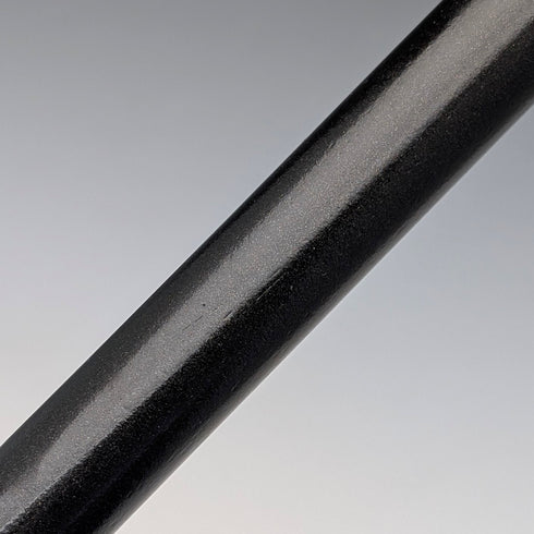 1921年 理国アンティーク ブラックシャフト 純銀製ロンデルハンドル ステッキ 杖 91cm