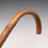 French Vintage Curved Handle Tourist Walking Stick Tan Shaft 78cm