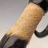 Vintage Chamois Horn and Leg Handle Men's Walking Stick Brown Shaft 91cm