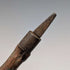 Vintage Chamois Horn and Leg Handle Men's Walking Stick Brown Shaft 91cm