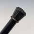 Vintage Thick Black Shaft Rhino Carved Handle Walking Stick 83cm