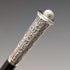 1917 British antique pure silver decorated conductor baton Ebenezer Newman with case