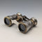 Circa 1900 Antique Silver Plate Hunting Decoration Opera Glasses Binoculars
