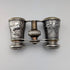 Circa 1900 Antique Silver Plate Hunting Decoration Opera Glasses Binoculars