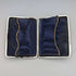 1898 British antique embossed sterling silver double door card case, 101g, Henry Matthews