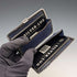 1898 British antique embossed sterling silver double door card case, 101g, Henry Matthews