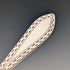 1910 British antique sterling silver tea spoons and sugar tongs set, 6 pieces, 100g, case included, Joseph Rodgers & Sons
