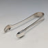 1910 British antique sterling silver tea spoons and sugar tongs set, 6 pieces, 100g, case included, Joseph Rodgers & Sons