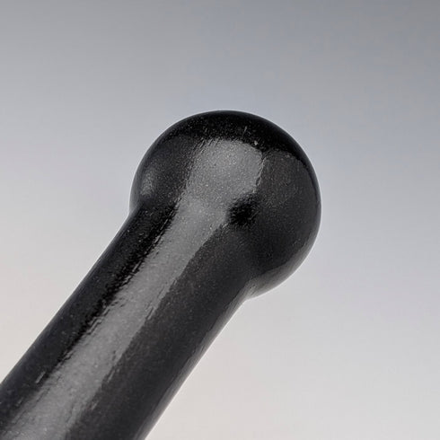 ヴィンテージ ブラックシャフト ロンデルハンドル ステッキ 杖 85cm