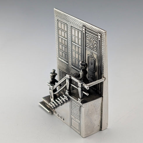 オランダ ヴィンテージ 835シルバー製 「ロミオとジュリエット」 ミニチュア 50g H. Hooijkaas