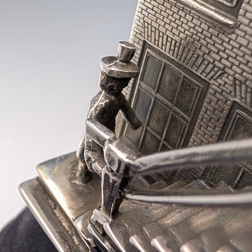 オランダ ヴィンテージ 835シルバー製 「ロミオとジュリエット」 ミニチュア 50g H. Hooijkaas