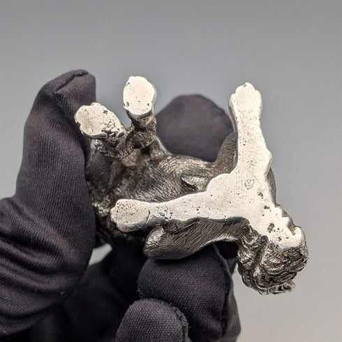 1969年 英国ヴィンテージ 純銀製 プードル フィギュリン 164g SMD