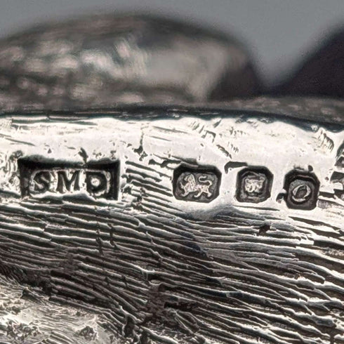 1969年 英国ヴィンテージ 純銀製 プードル フィギュリン 164g SMD