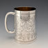 1906 British antique sterling silver flower and bird decoration mug 187g George Edward & Sons