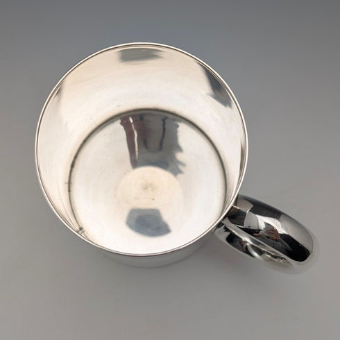 1936年 英国ヴィンテージ 純銀製 パイントマグ 296g Henry Hodson Plante