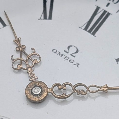 1910年頃 アンティーク オメガ 懐中時計 直径53mm 合金ケース 動作良好