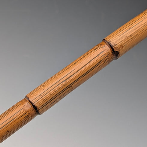 1906年 英国アンティーク タンシャフト アントラークラッチハンドル ステッキ 杖 80cm