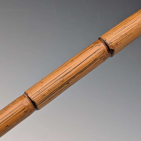 1906年 英国アンティーク タンシャフト アントラークラッチハンドル ステッキ 杖 80cm