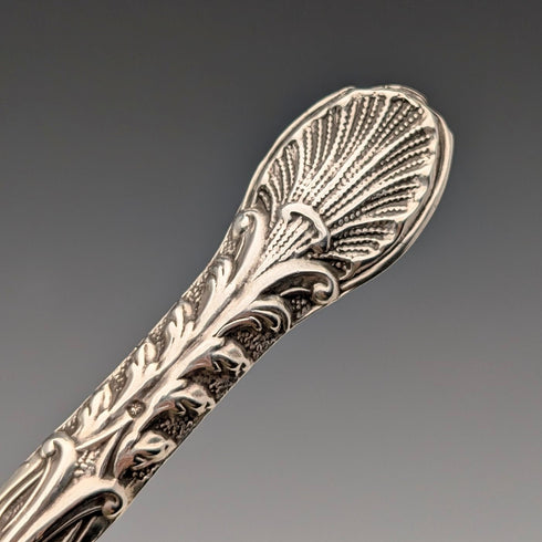 1905年 英国アンティーク 純銀ハンドル シューホーン 靴べらWilliam Devenport