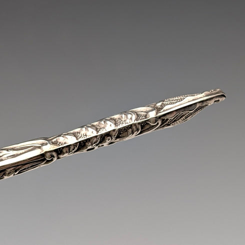 1905年 英国アンティーク 純銀ハンドル シューホーン 靴べらWilliam Devenport