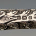 1905 British antique pure silver handle shoehorn by William Devenport