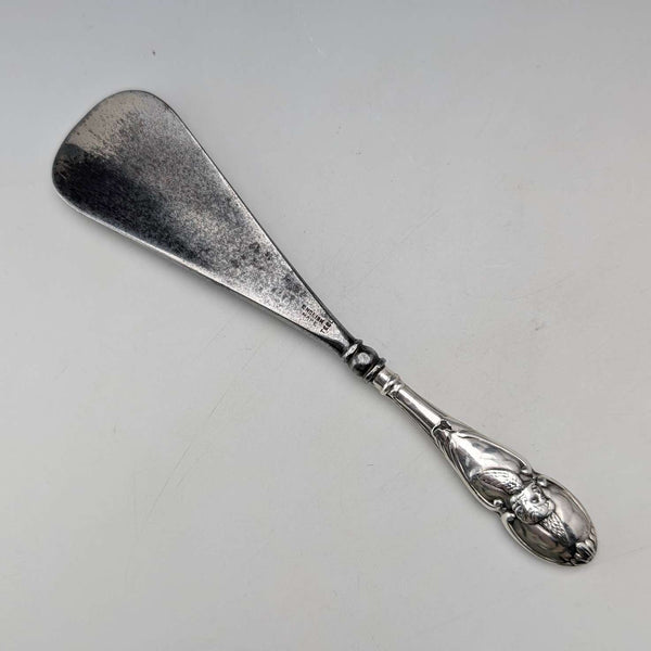 1905年 英国アンティーク 純銀ハンドル シューホーン 靴べら Henry Matthews