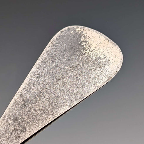 1905 British antique pure silver handled shoehorn by Henry Matthews