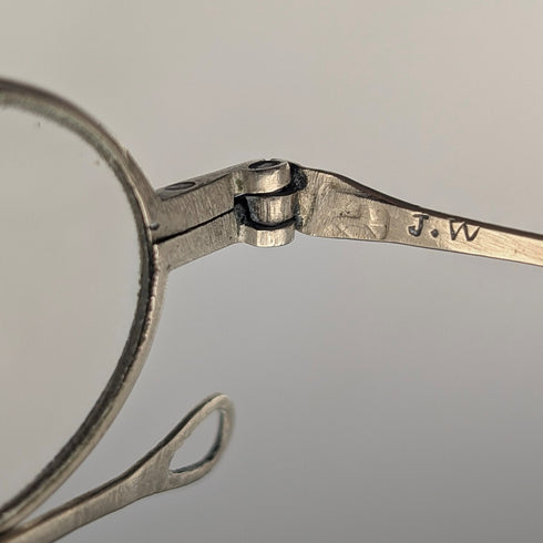 19世紀初頭 ジョージアン 英国アンティーク 小型メガネ Joseph Willmore