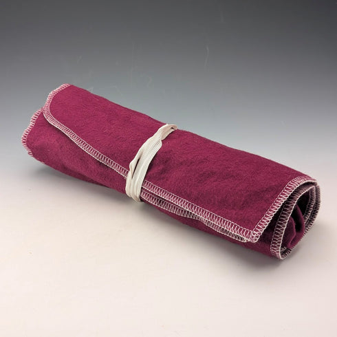 Early Victorian British Antique Pure Silver Handle Dessert Cutlery 5 Pairs Aaron Hadfield